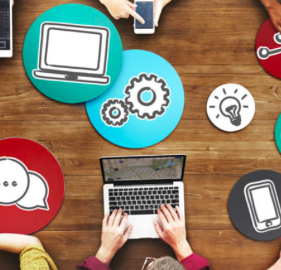 Social Media-Einsatz im Lehrkontext: Gruppe Blau